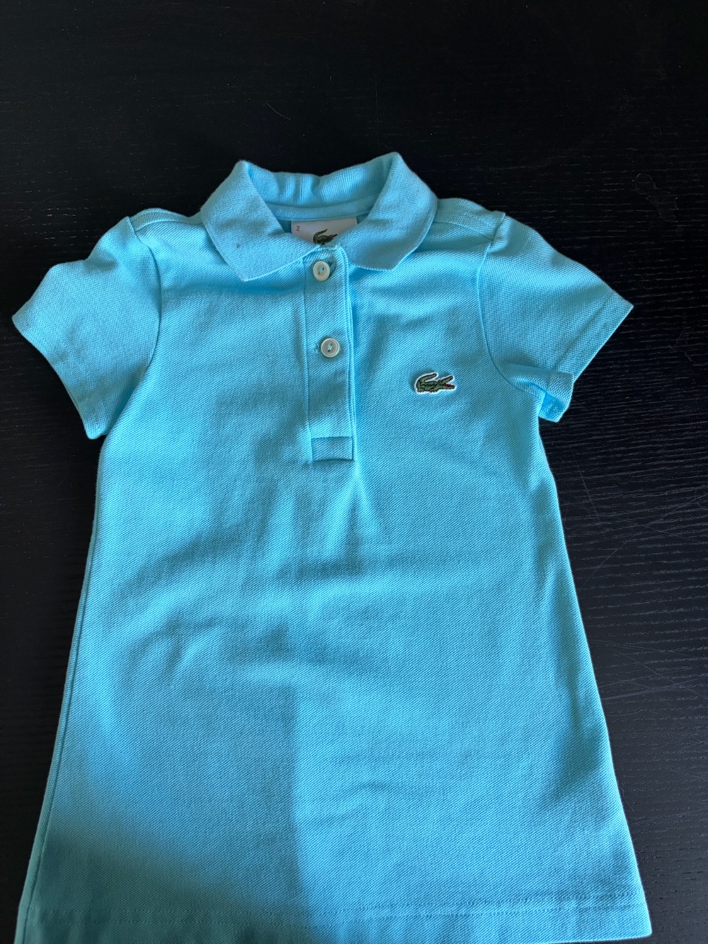 Lacoste Light Blue Girls' Polo Tunic